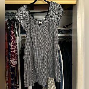 Doen gingham mini dress